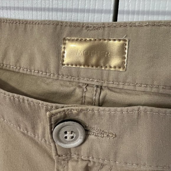 Mother Denim THE DROPOUT On the Island Khaki Pants Size 28 - Picture 6 of 11